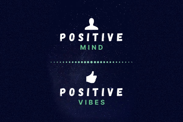positive mind positive vibes poster