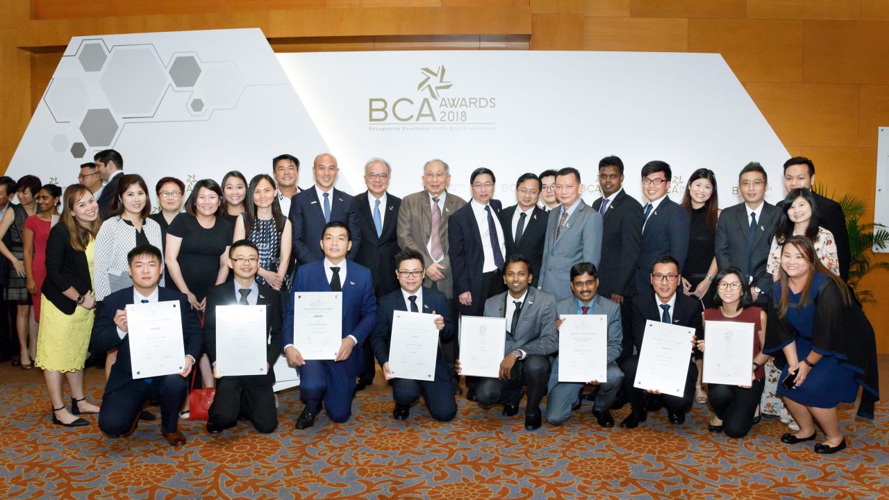 Woh Hup BCA Awards 2018 group picture