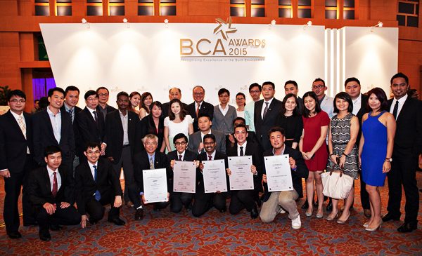 Woh Hup BCA Awards 2015 group photo