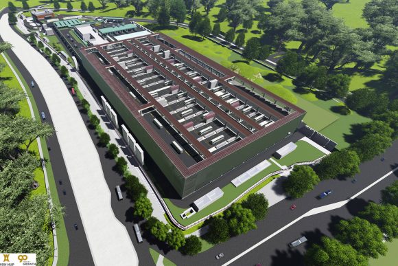 Kim Chuan Depot Extension 3d perspective rendering